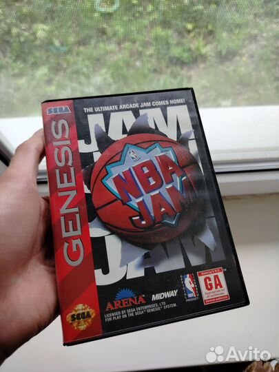 Картридж Sega оригинал NBA JAM
