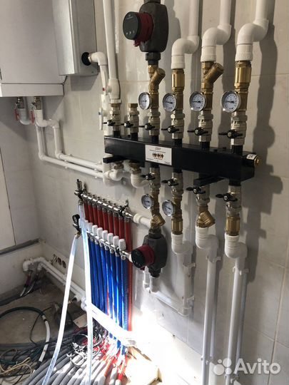 Монтаж отопления воснабжения