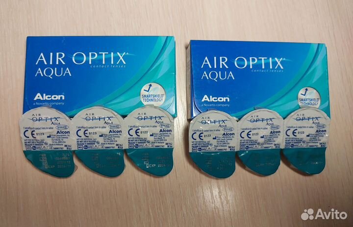 Линзы контактны air optix