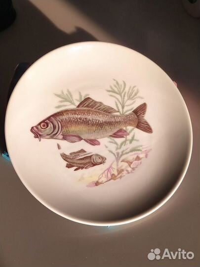 Тарелка от рыбного сервиза (kahla) гдр