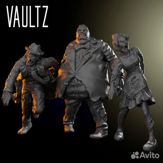 35 мм Миниатюры Зомби Zombicide