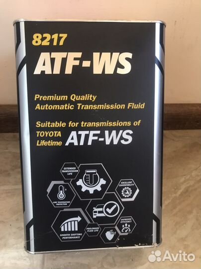 Жидкость АКПП ATF-WS 4л