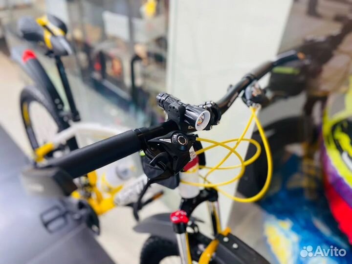 Горный велосипед скоростной grom G026 26'' желто-б