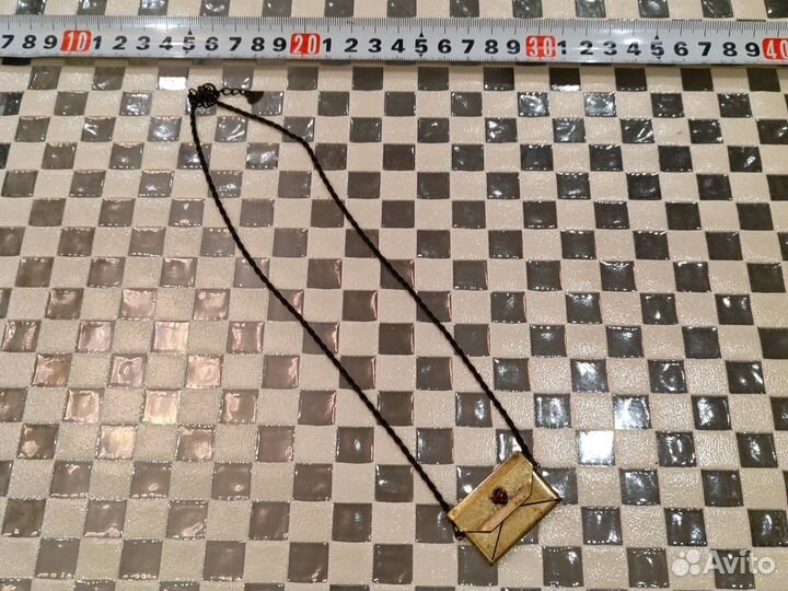 Кулон конверт-сумка металлические