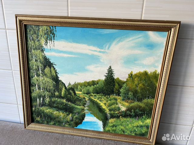 Картина маслом, не печать.57см на 67