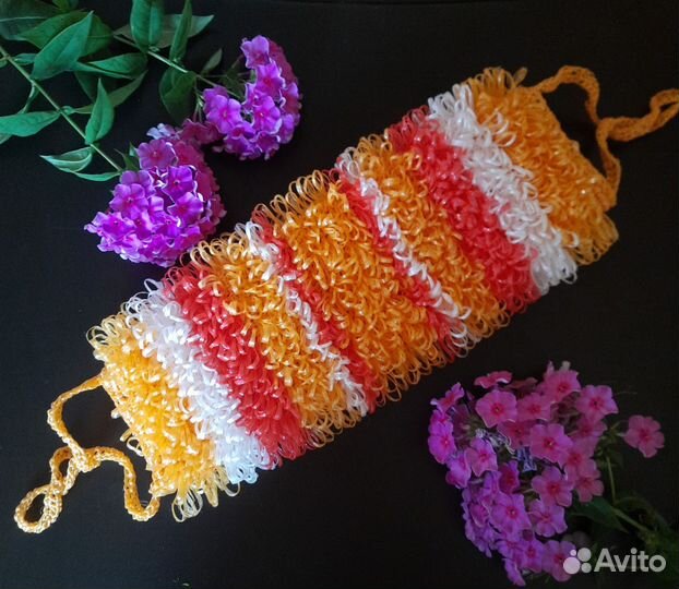 Мочалка ручной работы