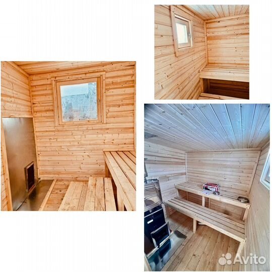 Баня русская новая 2.5х4м