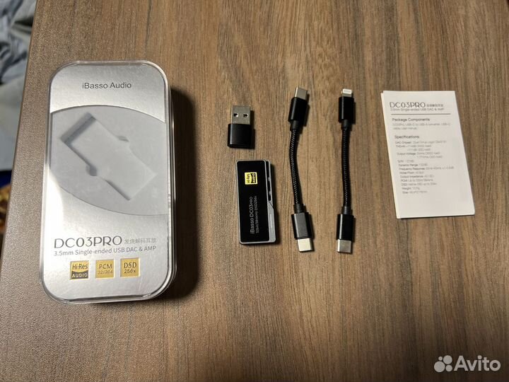 Цап dac усилитель для наушников ibasso dc03 pro