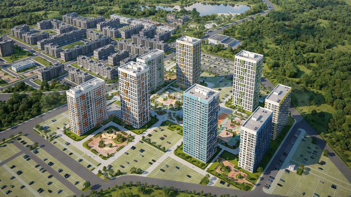2-к. квартира, 65,4 м², 7/25 эт.