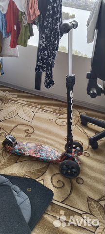 Самокат детский трехколесный бу