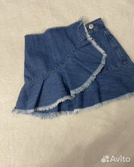 Юбка джинсовая zara детская