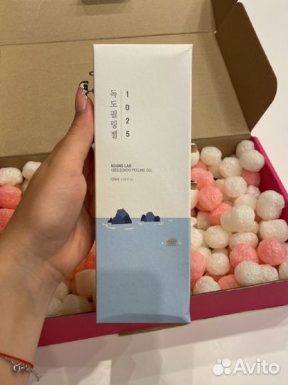 Round lab пилинг-гель для чувствительной кожи
