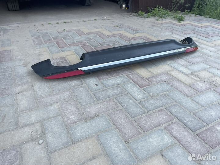 Накладка заднего бампера kia optima 4 jf