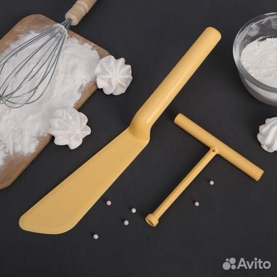 Набор кулинарный, 2 предмета: лопатка для блинов 3