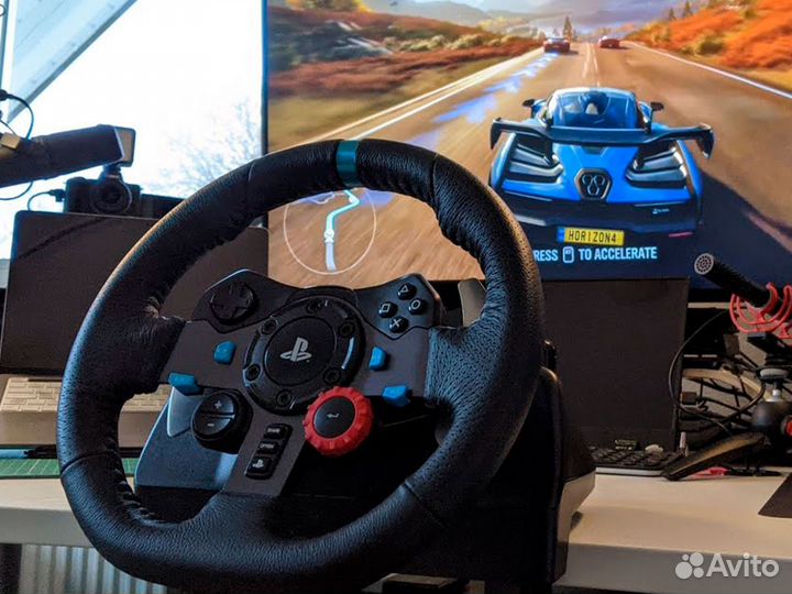 Аренда игрового руля logitech G29