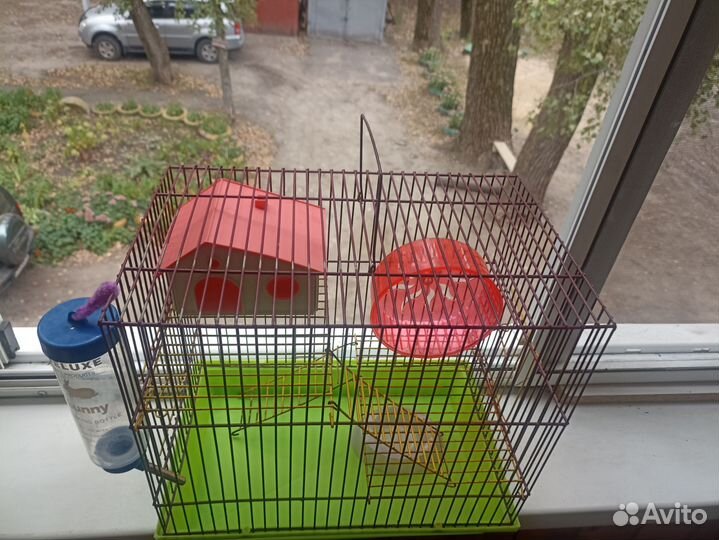 Клетка для хомяка 35*22*34h