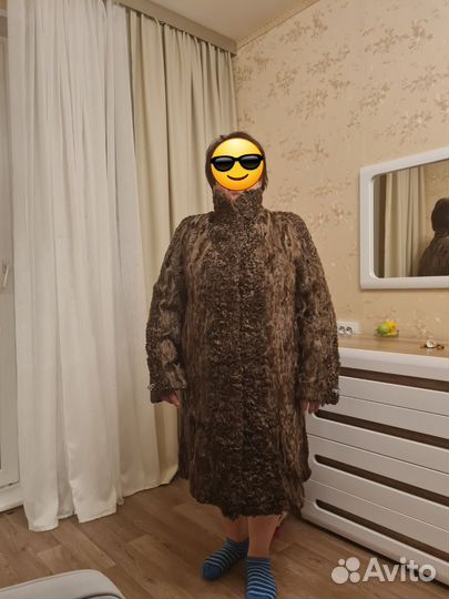Шуба каракульча 54
