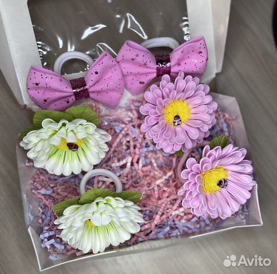 Бантики резинки ручной работы, повязки, ободки