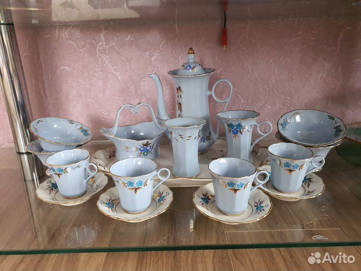 Кофейный сервиз СССР фарфор