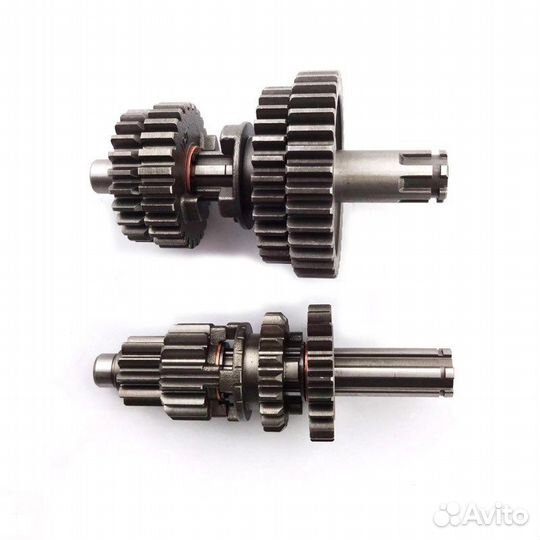 Валы кпп (коробка) Yx125-140 всборе для Питбайка
