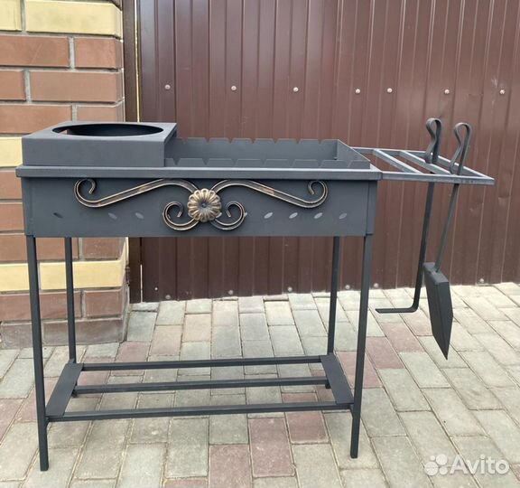 Мангал Богатырь усиленный, разборный всё включено