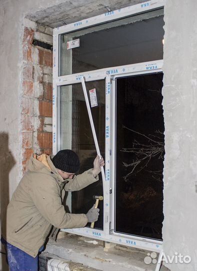 Окно пластиковое (для кухни)