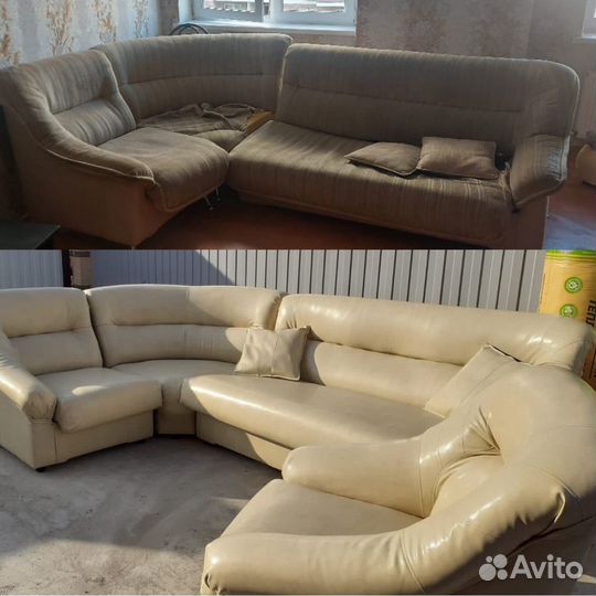 Перетяжка и ремонт мягкой мебели