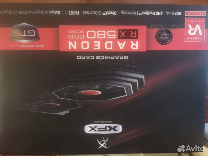Видеокарта rx580 8gb XFX