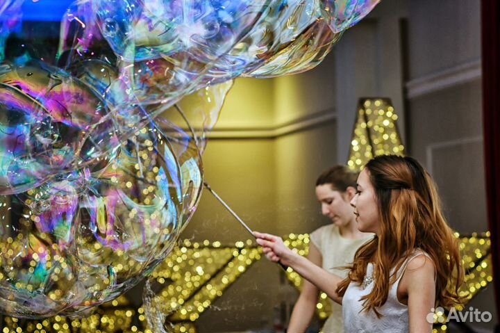 Шоу мыльных пузырей