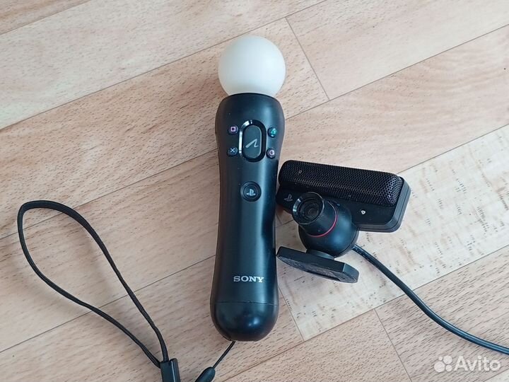 PS3 прошитая + move и 2 игры