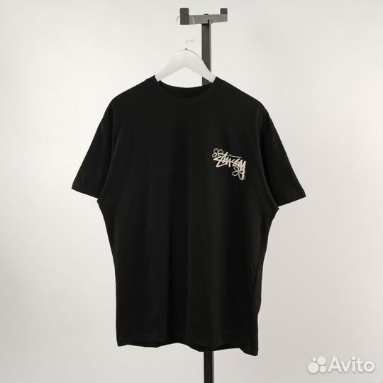 Футболка stussy laguna beach черная