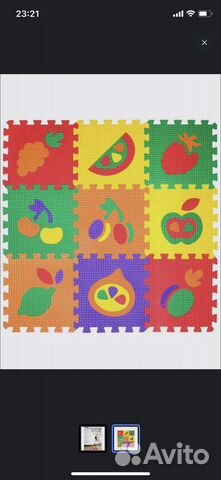 Мягкий пол коврик-пазл, ласточкин хвост