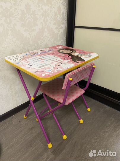 Детский стол и стул