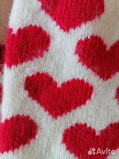 Носочки с сердечками