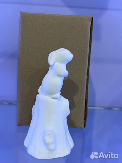 Колокольчик-Зайчик(Кролик)фарфор