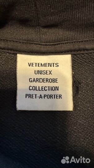 Vetements Hardcore Patch худи оригинал