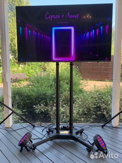 Аренда светового/звукового оборудования и тв