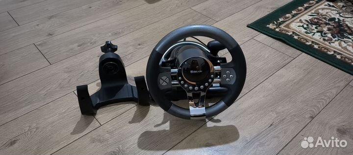 Игровой руль defender forsage gtr 180