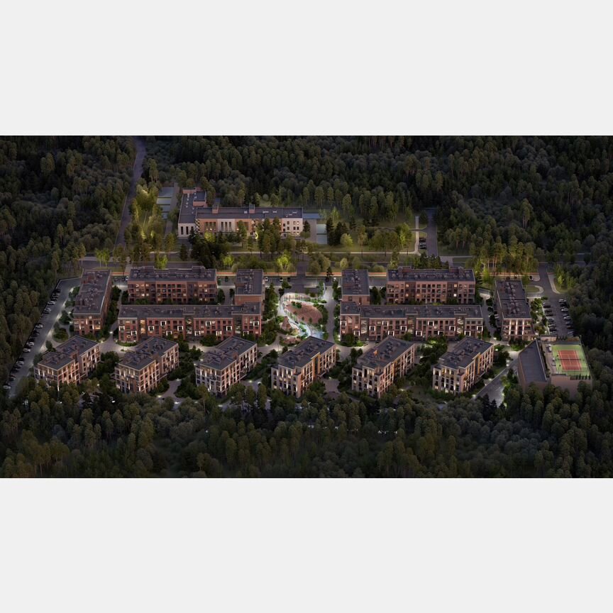 2-к. квартира, 65,1 м², 1/4 эт.