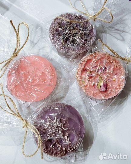 Мыло массажное с люфой