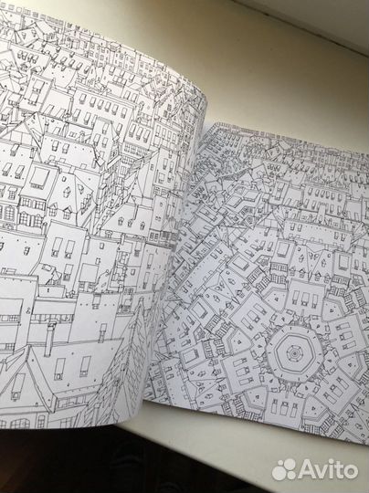 Раскраска «Удивительные города»