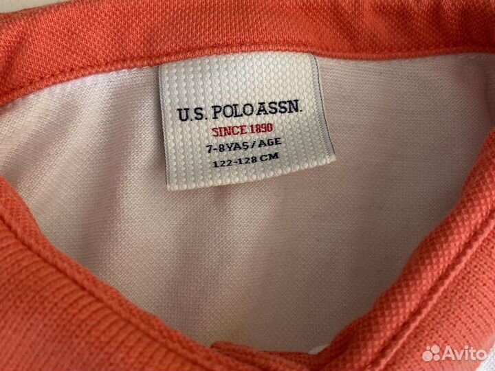 Футболка для девочки 122 us polo assn