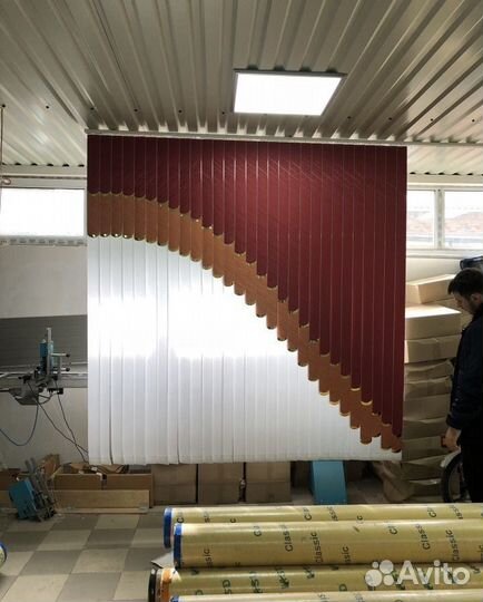 Жалюзи вертикальные тканевые от производителя