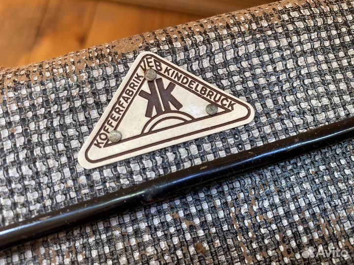 Чемодан старый kofferfabrik kindelbruck ретро