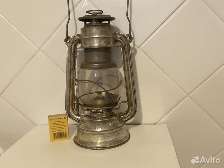 Немецкая керосиновая лампа 