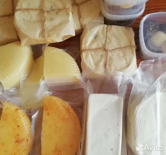 Козье молоко, творог, масло, сыр