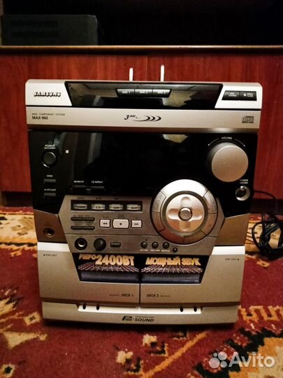 Музыкальный центр samsung max 960