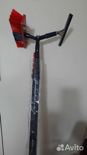 Штанга-алюминевая,телескопическая,с подачей воды