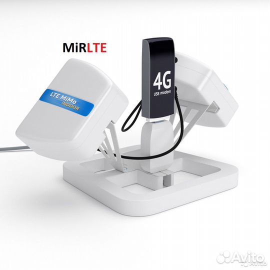 Антенна усилитель 3G/4G «BAS-2003 LTE mimo indoor