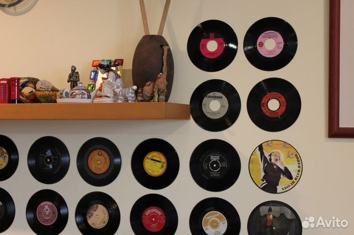 Виниловые пластинки-миньоны для дизайна интерьеров